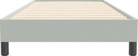 vidaXL Box Spring κρεβάτι χωρίς στρώμα ανοιχτό γκρι 100x220 εκ.