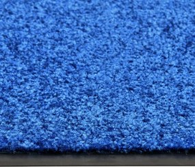 vidaXL Πατάκι Εισόδου Πλενόμενο Μπλε 40 x 60 εκ.