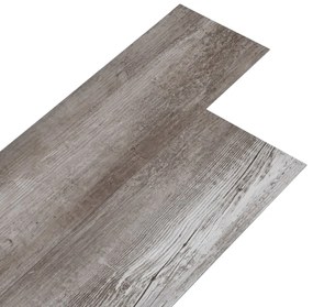 vidaXL Δάπεδο Αυτοκόλλητο Καφέ Ματ Ξύλο 5,21 μ² / 2 χιλ. από PVC