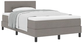 vidaXL κρεβάτι Box Spring με στρώμα  Ταμπά 120x200 εκ ύφασμα