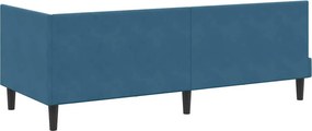 vidaXL Κρεβάτι Γωνίας Μπλε 80 x 200 cm Βελούδο