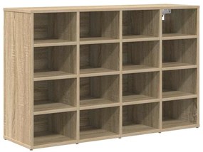 vidaXL Παπουτσοθήκη Sonoma Δρυς 103 x 30 x 67 εκ. Επεξεργασμένο ξύλο
