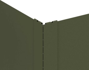 VidaXL Περίγραμμα γκαζόν 100 x 60 x 20 εκ. Ατσάλι Λαδί