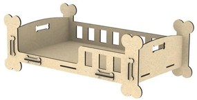 Intra απο ξύλο plywood 3mm-4mm πάχος - Έπιπλα κατοικίδιων κατοικίδιων για χαριτωμένο κρεβάτι σκύλου για κουτάβι κούνιας Δίασταση 30x30 cm Intraeaxys-yon0lzk7