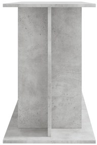 vidaXL Βάση Ενυδρείου Γκρι Σκυροδ. 120x40x60 εκ. Επεξεργασμένο Ξύλο