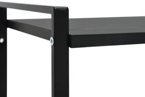 vidaXL Βιβλιοθήκη 2 Επιπέδων Μαύρη 52x28x59 εκ. Επεξεργασμένο Ξύλο