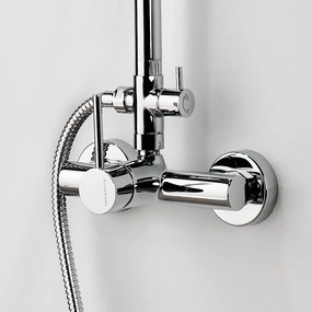 Κολώνα ντουζ Eurorama Tonda-Χρωμέ