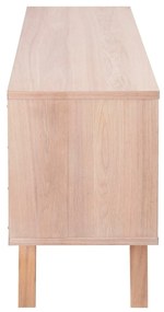 Σιφονιέρα Oakland C110, Ελαφριά δρυς, Με συρτάρια και ντουλάπια, 72x160x45cm, 58 kg | Epipla1.gr
