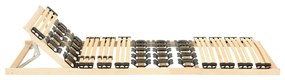 vidaXL Πλαίσιο Κρεβατιού 38 Σανίδες 70x200 εκ. Ρυθμιζ. Τμήμα Κεφαλιού