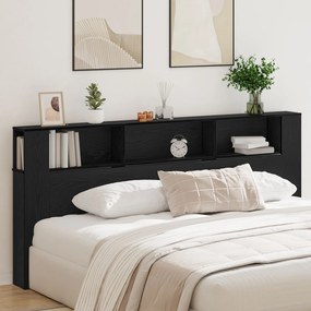 Κεφαλάρι Ντουλάπα Μαύρη Δρυς 220x18,5x104,5 εκ