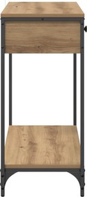 vidaXL Τραπέζι κονσόλας Artisan Oak 75 x 34,5 x 75 εκ