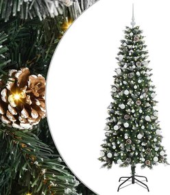 vidaXL Τεχνητό Χριστουγεννιάτικο Δέντρο με 300 LED Πράσινο 180 cm