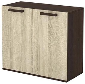 Βιβλιοθήκη με πόρτες 80x36x71.5, Modul 10, Genomax  12814-33333