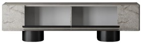 Έπιπλο τηλεόρασης Haven Megapap χρώμα travertine 180x30x50εκ.