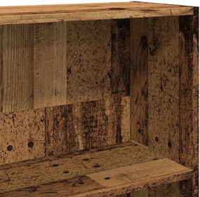 vidaXL Βιβλιοθήκη Παλαιό Ξύλο 80x30x189 εκ. Επεξεργ. Ξύλο