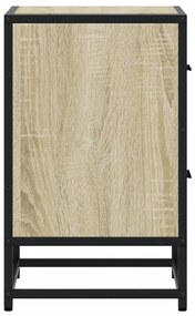 vidaXL Κομοδίνα 2 τεμ. Sonoma Δρυς 40x31x50 εκ. από Επεξεργασμένο Ξύλο