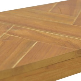 Έπιπλο Τηλεόρασης 110 x 60 x 38 εκ. από Μασίφ Ξύλο Teak - Καφέ