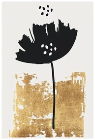 Αφίσα Kubistika - Black poppy, (40 x 60 cm)