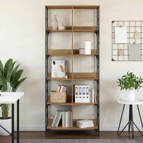 VidaXL Ράφι Βιβλίων 8 επίπεδα 78,5 x 33 x 188,5 εκ. μέταλλο PB