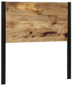 vidaXL κεφαλάρι 100 cm από μασίφ ξύλο Mango και σίδερο