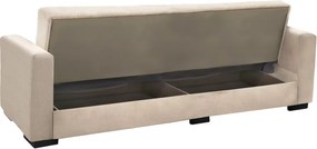 Σετ σαλονιού 2τεμ Vox pakoworld ύφασμα σε κρεμ απόχρωση