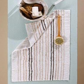 Πατάκι Μπάνιου Peyton 26 Ecru-Beige Kentia 60Χ90 100% Cotton