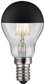 Λάμπα Μαύρο LED FILAMENT E14 BALL BLACK DIM 4W 2700K 230V AC 400LM RA80 ACA RETRO4WWDIMBL Μαύρο