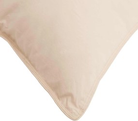 vidaXL Σετ Παπλωμάτων 2 τμχ. 135 x 220 εκ. Καποκ και Πολυεστέρας Μπεζ
