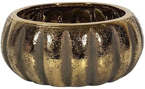 Διακοσμητικό Μπωλ 0024-124-152 23x9cm Gold-Sand Ceramic