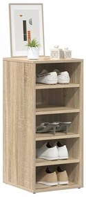 vidaXL Παπουτσοθήκη Sonoma Δρυς 31,5 x 35 x 70 εκ. από Επεξ. Ξύλο
