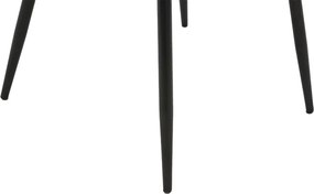Πολυθρόνα Macie pakoworld ύφασμα antique γκρι-μαύρο 58x50x85εκ