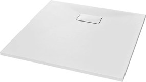 vidaXL Βάση Ντουζιέρας Λευκή 80 x 80 εκ. από SMC