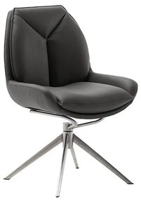 Bali Καρεκλα Relax Μαύρη + Υποπόδιο 83x86x102 cm