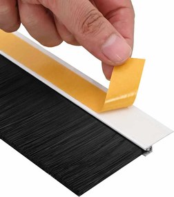 vidaXL Αυτοκόλλητες σφραγίδες πόρτας 6 pcs Λευκό 100 cm
