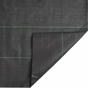 vidaXL Μεμβράνη Εδαφοκάλυψης Μαύρη 4x10 μ. από Πολυπροπυλένιο