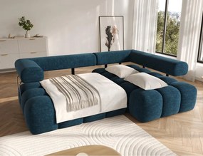 Γωνιακός Καναπές Velly-Μπλε-Δεξιά