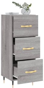 vidaXL Ντουλάπι Γκρι Sonoma 34,5x34x90 εκ. από Επεξεργασμένο Ξύλο