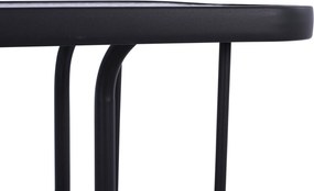 ΣΕΤ ΤΡΑΠΕΖΑΡΙΑΣ 5ΤΜΧ ADAM HM10897.01 ΤΡΑΠΕΖΙ 110x60εκ &amp; 4 ΠΟΛΥΘΡΟΝΕΣ--ΓΚΡΙ