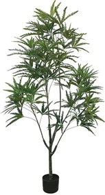 Τεχνητό Δέντρο Σε Κασπώ Μελικοκιά 04-10017 190cm Green Marhome Συνθετικό Υλικό