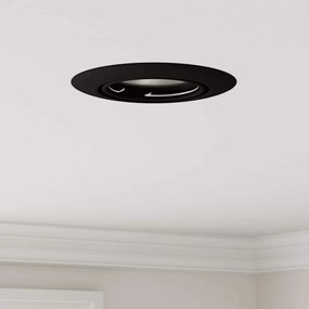 vidaXL Spotlights με προβολείς 12 pcs Μαύρο 9 x 9 εκ. Μέταλλο