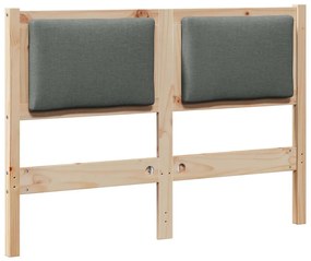 vidaXL Κεφαλάρι Άλλο Καφέ 120 cm Μασίφ ξύλο πεύκου