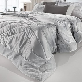 Πάπλωμα Columbia (Σετ 3τμχ) Silver Guy Laroche Queen Size 250x240cm Microsatin