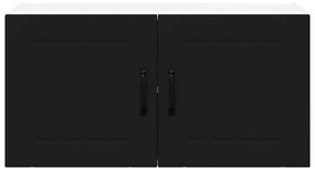 vidaXL Ντουλάπα Κουζίνας Μαύρο 80 x 31 x 40 εκ Επεξεργασμένο ξύλο