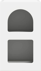 vidaXL Κομοδίνο 2 pcs Λευκό 29,5 x 33,5 x 50 εκ Επεξεργασμένο ξύλο