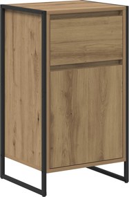 vidaXL Πλαϊνό γραφείο Artisan Δρυς 43 x 36 x 75,5 εκ.