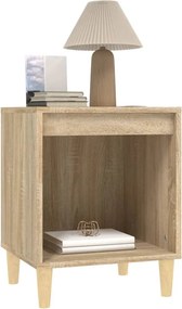 vidaXL Κομοδίνα 2 τεμ. Sonoma Δρυς 40 x 35 x 50 εκ.