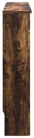 vidaXL Καπάκι Καλοριφέρ Καπνιστό Δρύς 78 x 19 x 81,5 cm