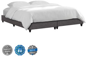 ΥΠΟΣΤΡΩΜΑ/ΚΡΕΒΑΤΙ ΥΠΕΡΔΙΠΛΟ SIGGY HM21217 ΓΚΡΙ ΥΦΑΣΜΑ--ΓΙΑ 160x200εκ.