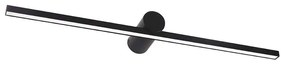 Φωτιστικό Τοίχου-Απλίκα Rocco 4236101 L400 Black Viokef Metal
