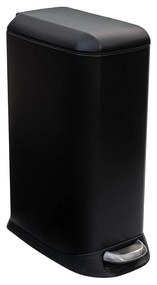 Κάδος Απορριμμάτων (21x39x57) Estia 20lt Slim Black Matte 01-9144